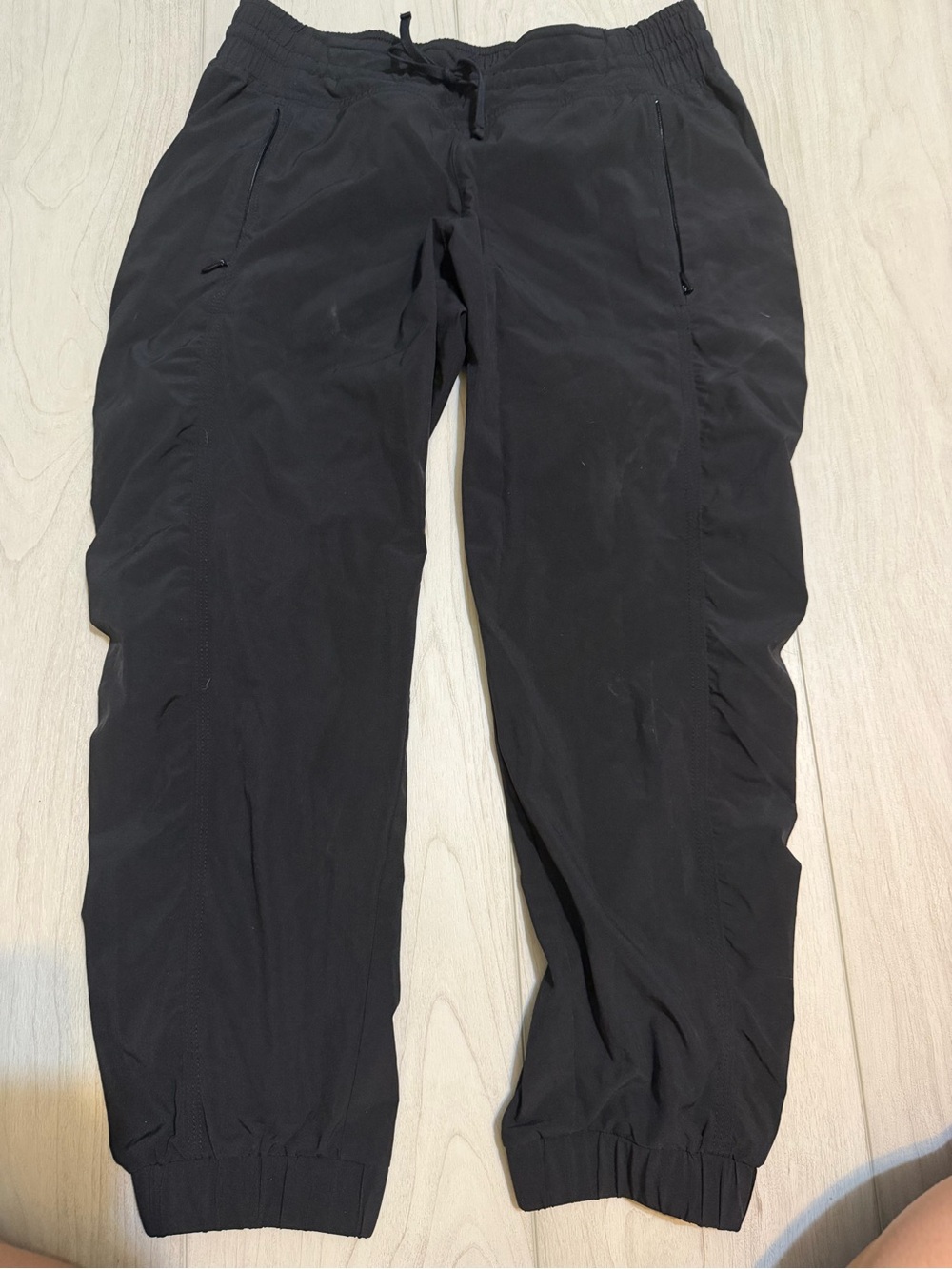 Athleta Black Women's Jogger Track Pants with Zip Pockets